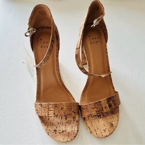 A New Day Women's Cork Heels